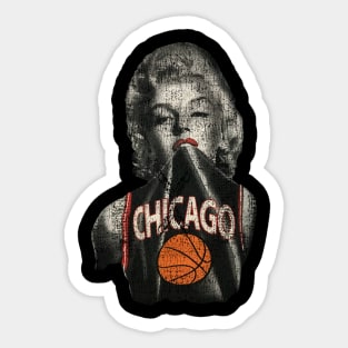 Marilyn Monroe Chicago Retro Sticker